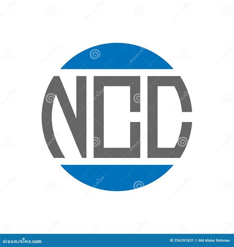 NCC Letter Logo Design on White Background. NCC Creative Initials Circle Logo Concept Stock ...