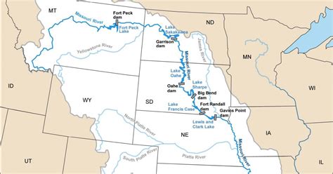 Missouri River System Map