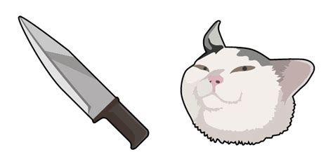 Cursed Cat Meme Cursor - Sweezy Custom Cursors