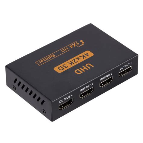 HDMI 4-Way Splitter 4K- No EDID - GeeWiz