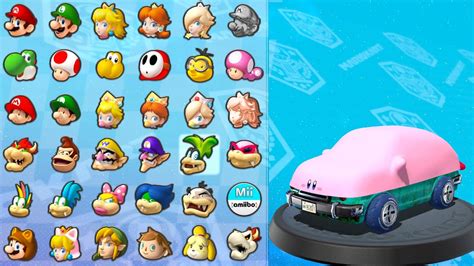 What if you play Karby (Kirby Car) in Mario Kart 8 Deluxe (Mushroom Cup ...