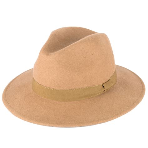 Men's Ladies Handmade Fedora Hat Made In Italy 100% Wool Felt Bow Style Band | eBay