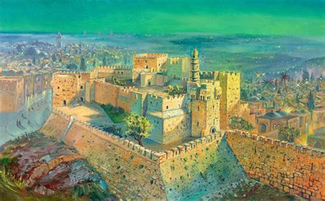 The Heavenly Jerusalem Painting by Alex Levin | Saatchi Art