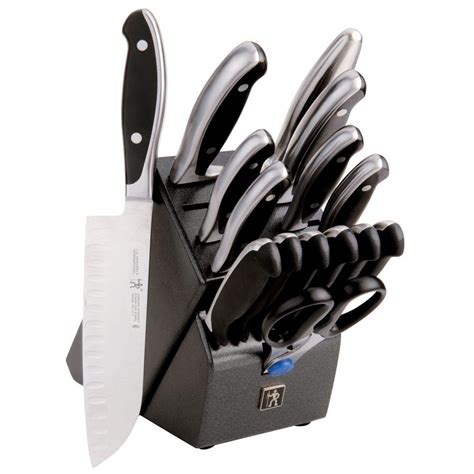 J.A. HENCKELS INTERNATIONAL Forged Synergy 16-Piece East Meets West Knife Block Set-16028-000 ...