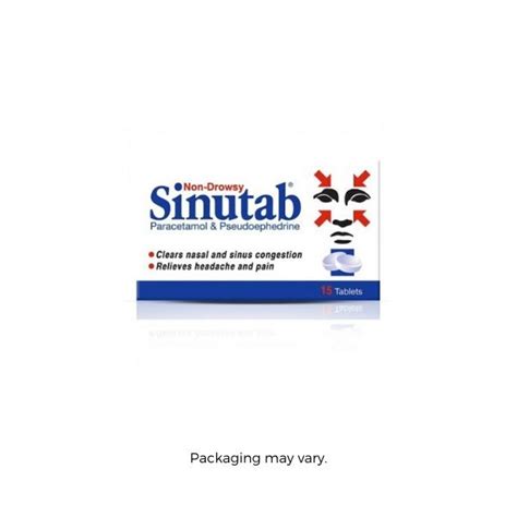 Sinutab (15) – Pharma Supplies