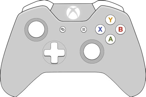 Controller clipart xbox 1 controller, Controller xbox 1 controller ...