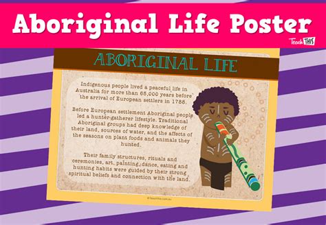 Aboriginal Life Poster :: Teacher Resources and Classroom Games ...