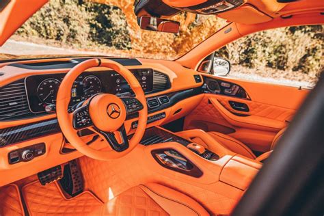 New Brabus 800 Mercedes-Maybach GLS Revealed With Luxury Orange Interior