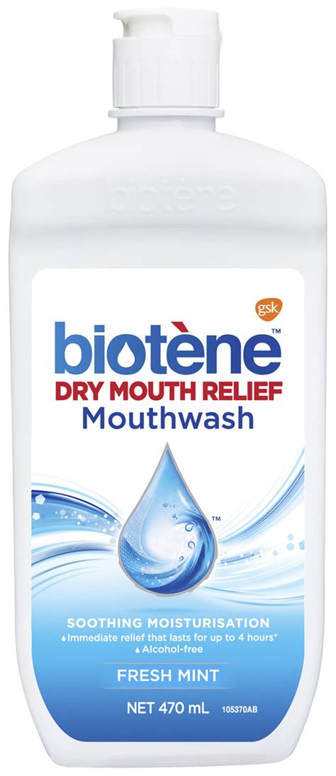 Biotene Dry Mouth Relief Mouthwash Fresh Mint 470mL - Five Ways Pharmacy