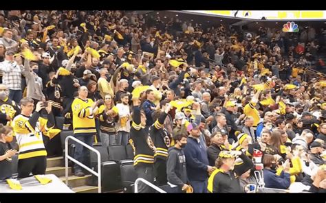 Boston Bruins Fans Rock Almost Full TD Garden