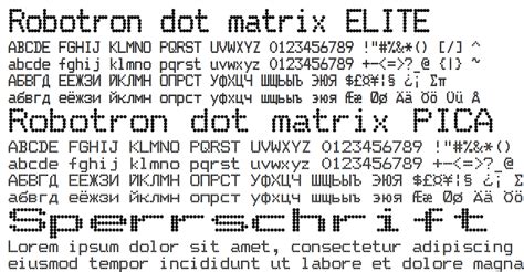 GitHub - nzeemin/robotron-dotmatrix-font: Robotron dot matrix printer ...