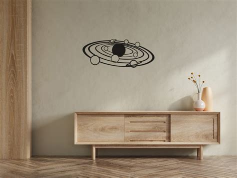 Solar System Metal Wall Art Planets Wall Decor Universe Wall - Etsy