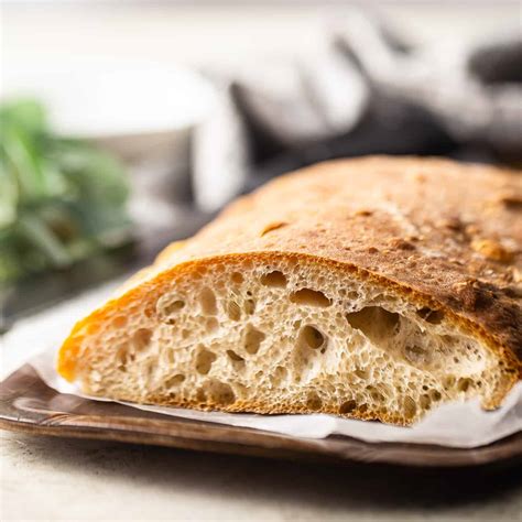 Easy Ciabatta Bread Recipe: So Light, Airy & Chewy! -Baking a Moment