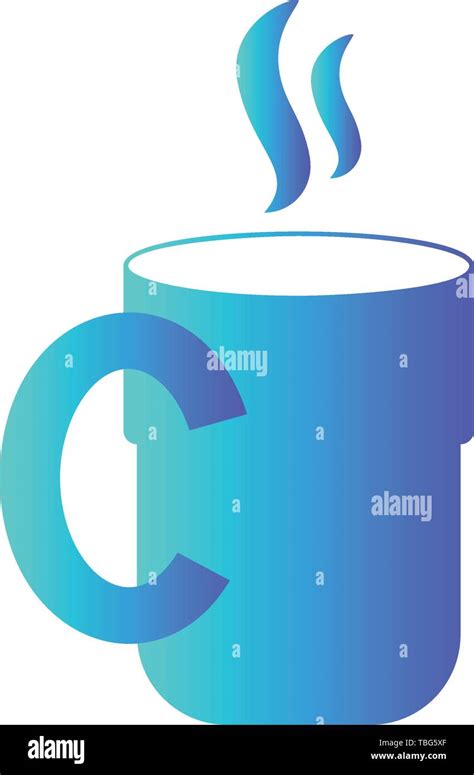 Office mug with coffee and steam - vector Stock Vector Image & Art - Alamy