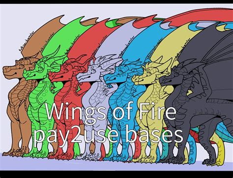 Wings of fire bases! | Dragons! Amino