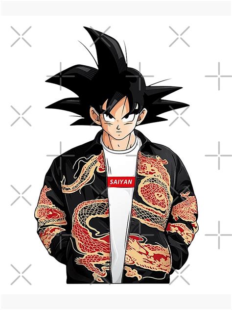 "Goku Drip Fashion" Poster for Sale by LesleyUS | Redbubble