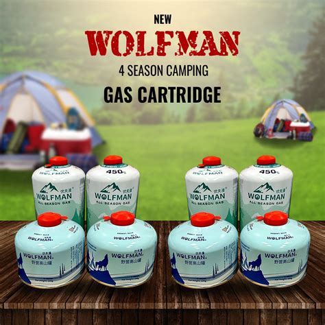 New WOLFMAN 4 Season Camping Gas Cartridge – Naturehike Pakistan