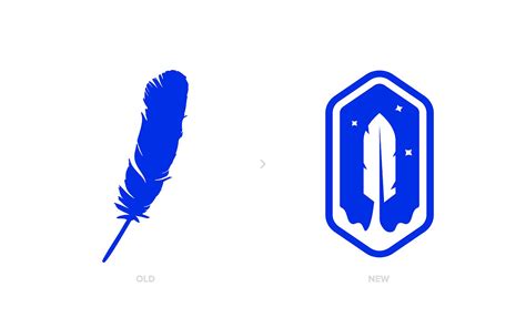 Blue Origin Feather Logo Mark Redesign⁠