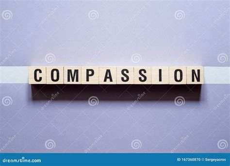 Compassion Word Concept on Cubes Stock Photo - Image of charismatic, cloud: 167360870