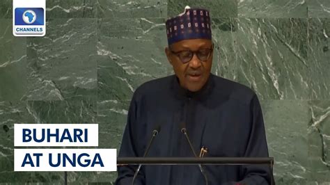 UNGA: President Buhari Makes Last Speech As Head Of State - YouTube