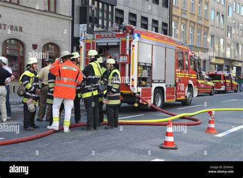 Fire at the Deutsches Theater in Munich, 2011 Stock Photo - Alamy