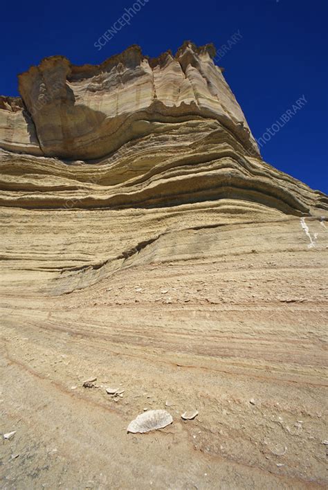 Sandstone Layers - Stock Image - C012/0314 - Science Photo Library