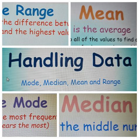 Handling Data Mean Median Mode Range SEND Functional Skills | Teaching Resources