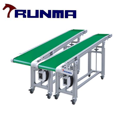 Custom Assembly Line Belt Conveyor System for Manufacturing Process - Runma