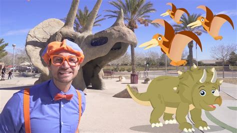 Blippi Dinosaur Surprise Egg Hunt | Dinosaurs for Kids - YouTube ...