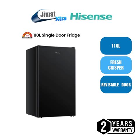 Hisense 110L Single Door Refrigerator Fridge Peti Sejuk 冰箱 RR120D4AGN RR120D4ABN1 | Shopee Malaysia