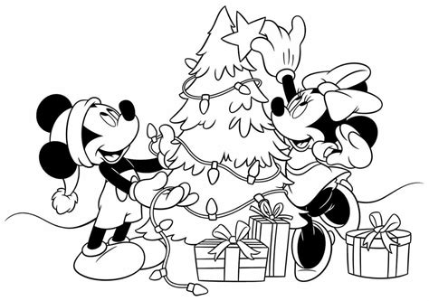 Disney Christmas Coloring Pages Printable