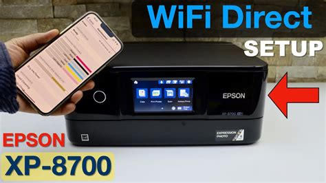 Epson XP 8700 Printer Direct Setup, Use Printer WiFi for Scanning & Printing. - YouTube