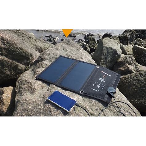 15W Solar Panel Charger Foldable Sunpower Solar Charger Dual USB Solar ...