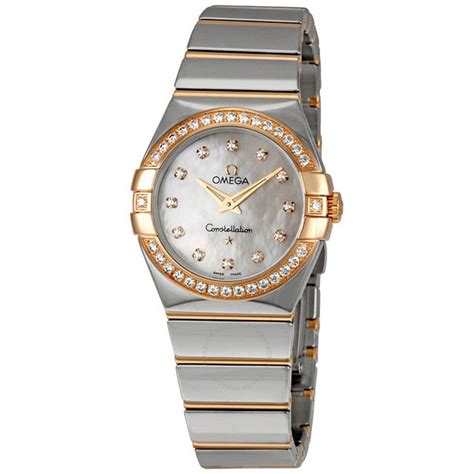 Omega Constellation Diamond Dial Ladies Watch 123.25.27.60.55.005 ...