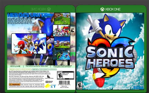 Viewing full size Sonic Heroes box cover