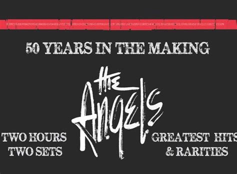 The Angels Announce 50 Years In The Making National Tour - Spotlight Report