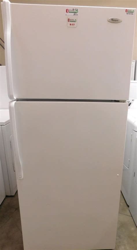 18 CU. FT. WHIRLPOOL TOP FREEZER REFRIGERATOR B-57 SAKAL DEL 04/25/23 - Appliance Recycler