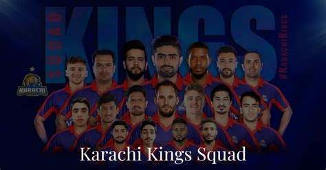 Karachi Kings Squad 2024, Captain, And Matches | Sportsest