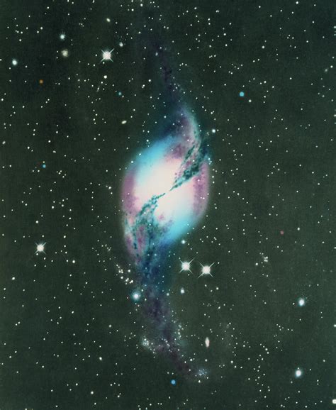 Optical Photograph Of The Peculiar Galaxy Ngc 3718 Photograph by ...