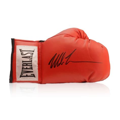 √ Autographed Mike Tyson Glove