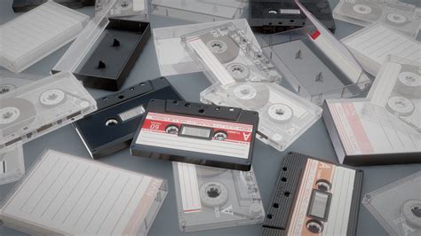 Cassette Tape Collection - Buy Royalty Free 3D model by NollieInward ...