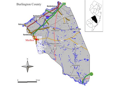 Marlton, NJ - Geographic Facts & Maps - MapSof.net