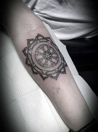 40 Cool Dharma Wheel Tattoo Designs for Men [2023 Guide]