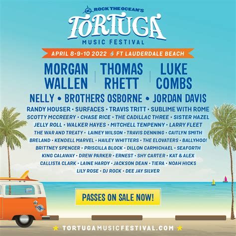 Tortuga Music Festival 2022 Lineup | Grooveist