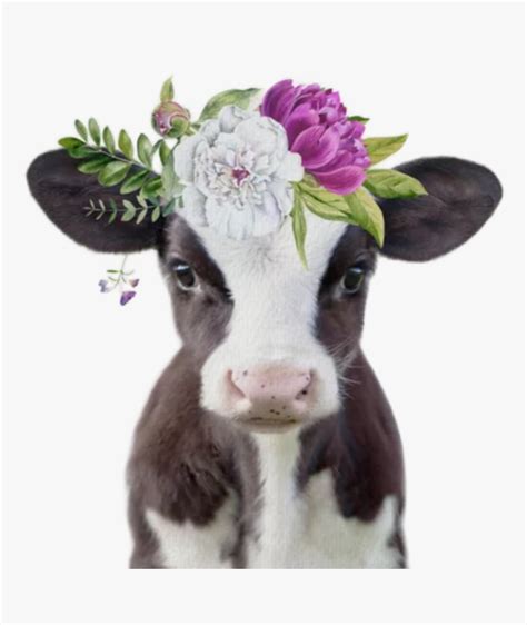 Cow Pictures With Flowers - All About Cow Photos