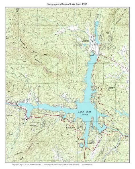 Foremost Lake Lure Nc Map 2023 - World Map Colored Continents