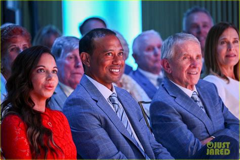 Tiger Woods Joined by His Two Kids & Girlfriend Erica Herman at World Golf Hall of Fame ...