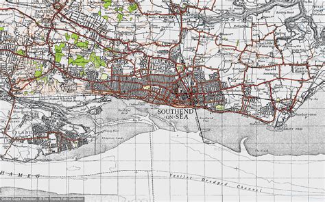 Historic Ordnance Survey Map of Westcliff-on-Sea, 1946