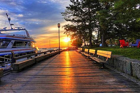 Newburyport Waterfront at Sunrise Newburyport MA Tapestry for Sale by Toby McGuire