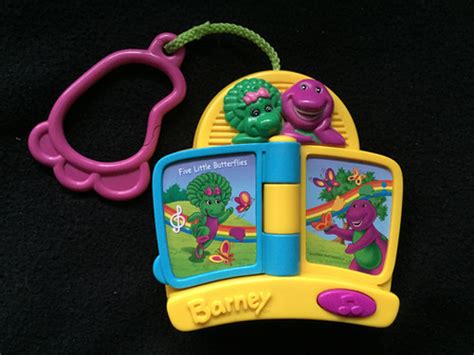 Mattel 2002 Barney Musical Toy with Clip | kidsheaveninlisle